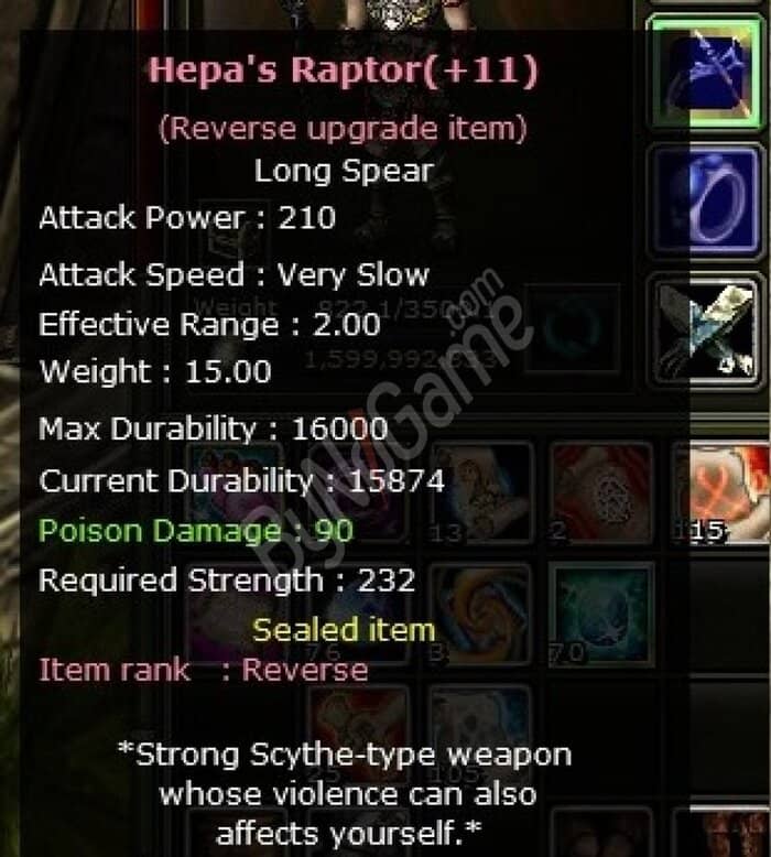RAPTOR +15 SATILIK ITEM